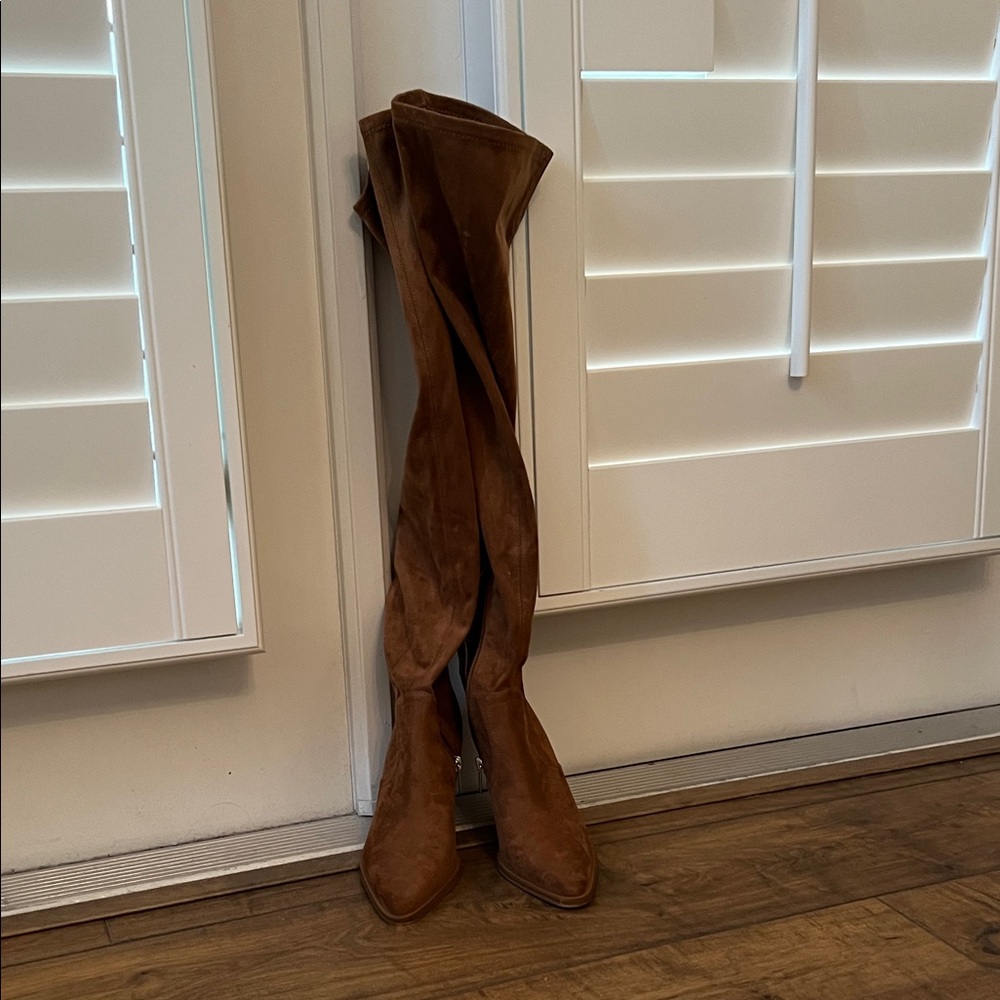 Brown Over-the-Knee Boots